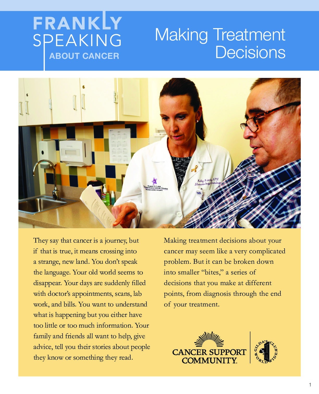 Making Treatment Decisions Booklet