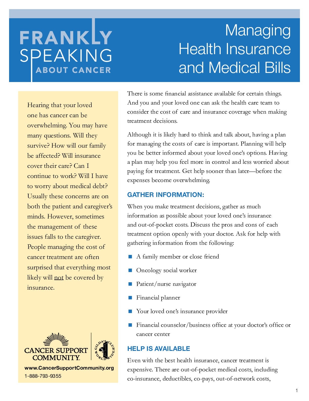 Managing Health Insurance