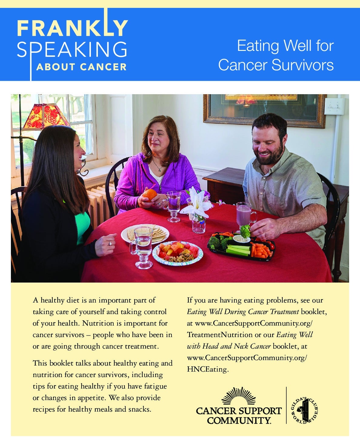 Eating Well For Cancer Survivors