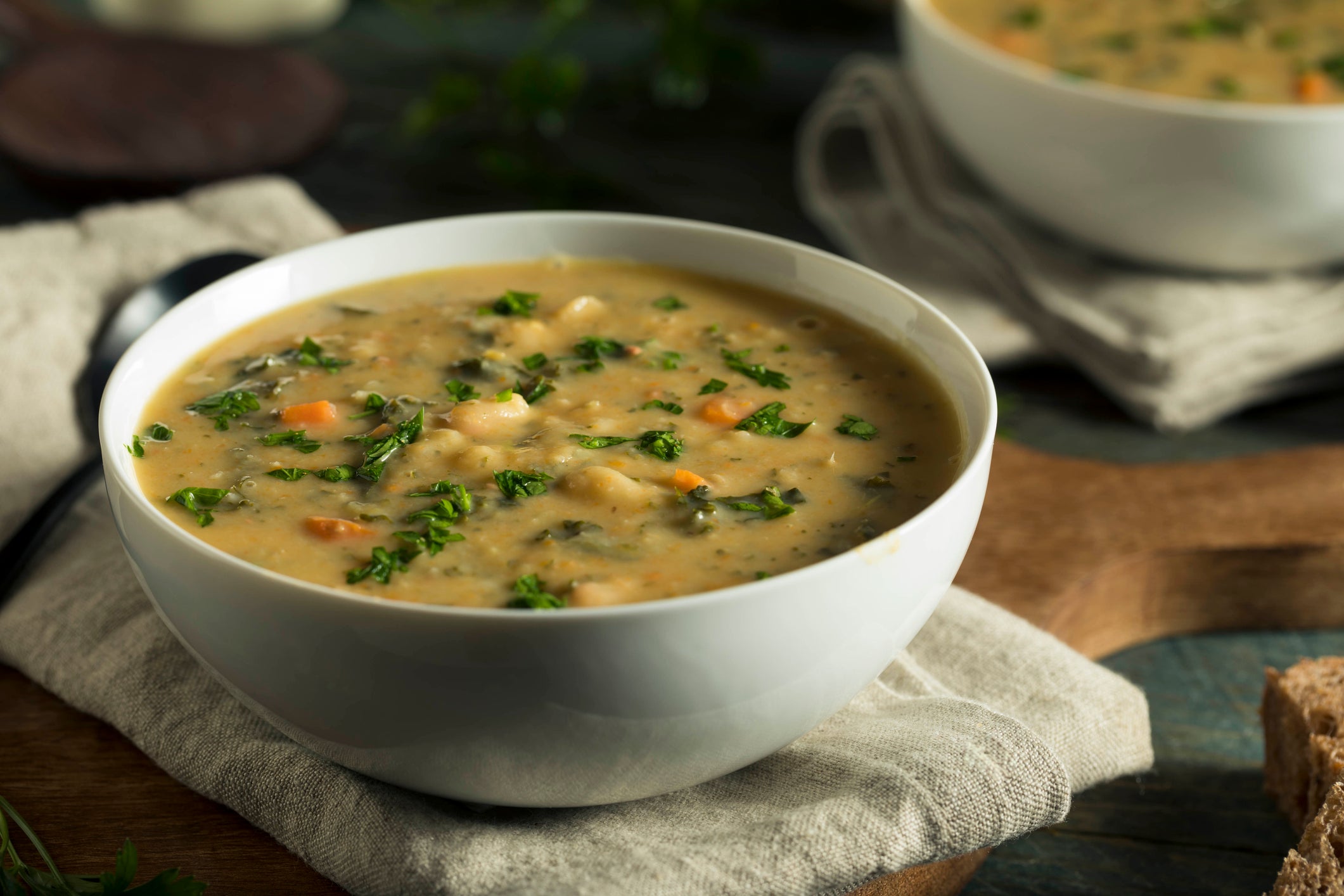 Greens & White Bean Soup