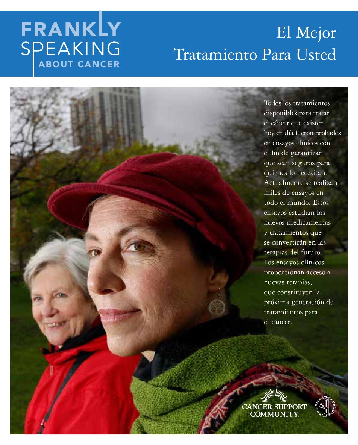 El Mejor Tratamiento Para Usted Folleto Informativo