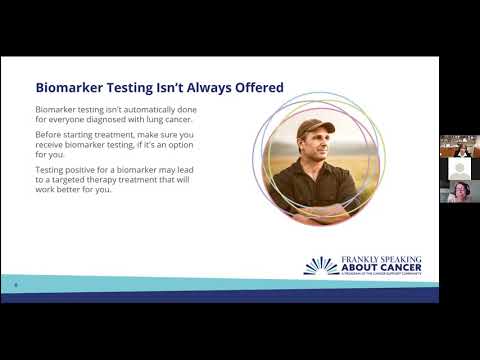 Biomarker Testing for Lung Cancer Webinar