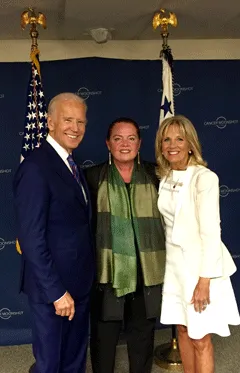 Joe and Jill Biden with Kim Thiboldeaux