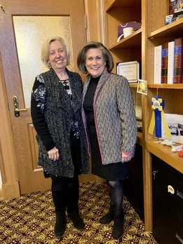 Siobhan with Kansas Senator Pat Pettey