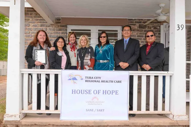 Leaders of the Navajo Nation, the Tuba City Regional Health Care Corporation (TCRHCC), and the Cancer Support Community (CSC)