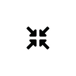 four arrows pointing inward