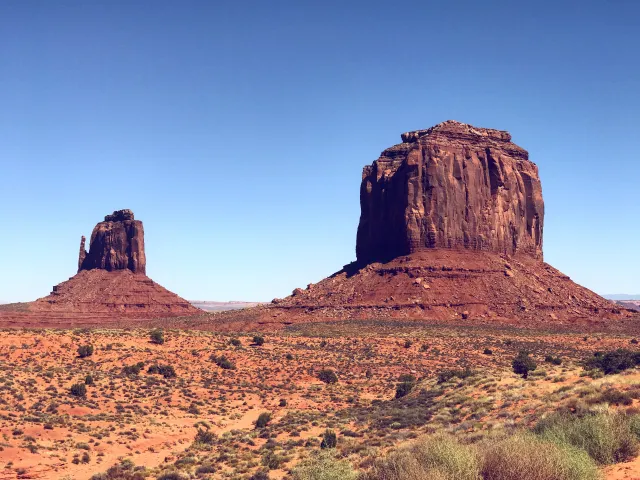 Arizona desert rock formation