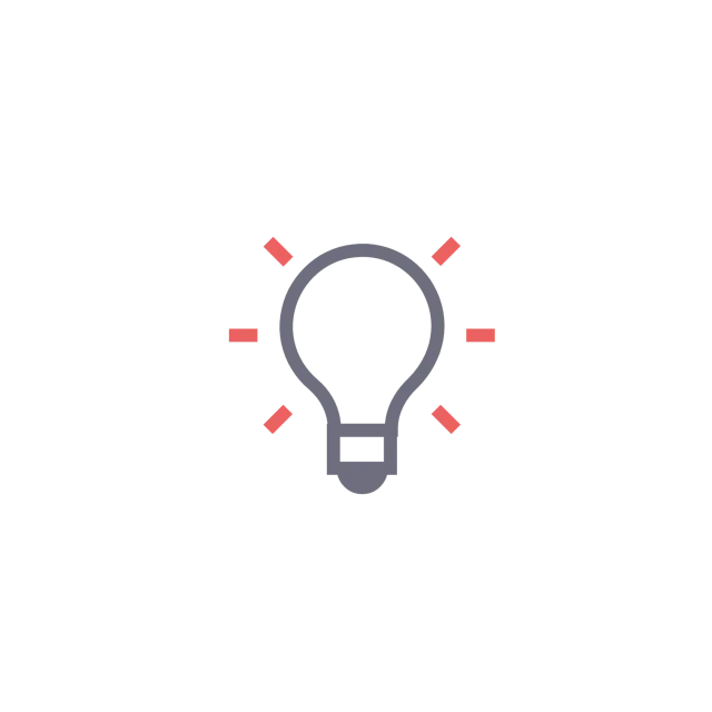 Icon of a lightbulb