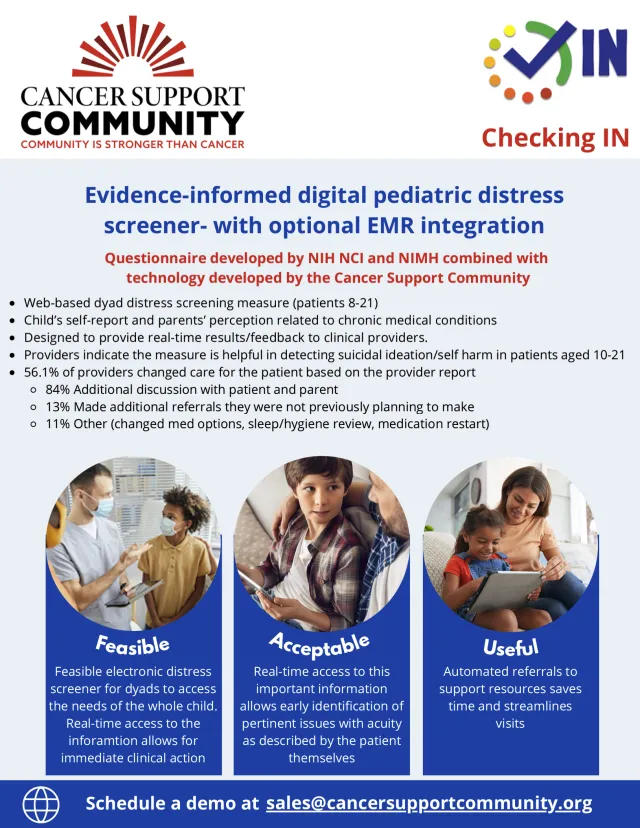 Checking IN cover - schedule a demo