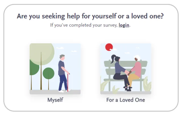 CSC's online survey to create a personalized dashboard with cancer support resources for patients and their loved ones