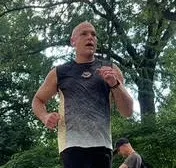 Troy runs in a race