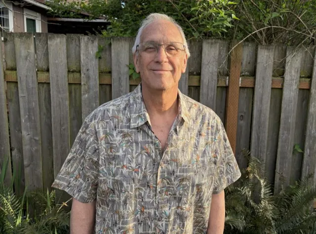 Jeffrey, pictured in April 2026.