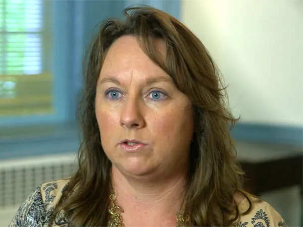 white woman talking about clinical trials