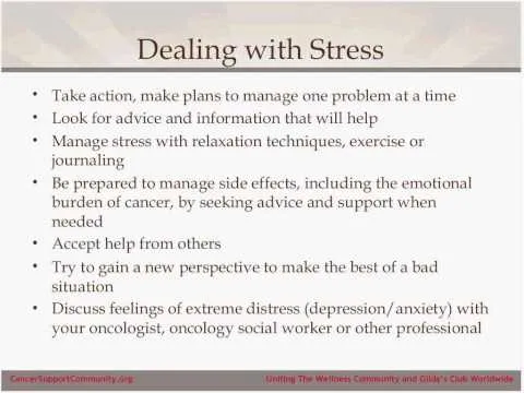 CSC presentation on Dealing with Stress