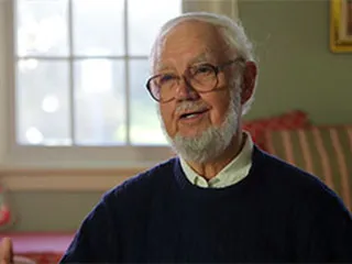 older white man talking about keeping a routine 