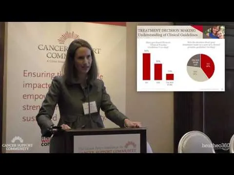 Kristen presenting Treatment Decision Making: Understanding of Clinical Guidelines