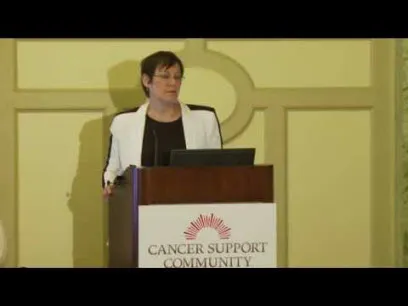 Joanne Buzaglo speaking about patient access