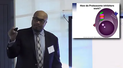 Craig Emmitt Cole, MD discussing how Proteasome inhibitors work