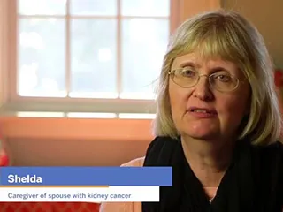 Shelda, caregiver of spouse with kidney cancer 