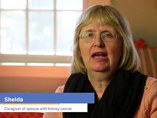 Shelda, caregiver of spouse with kidney cancer 