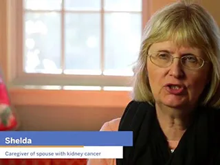 Shelda, caregiver of spouse with kidney cancer 