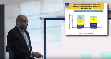 Craig Emmitt Cole, MD discussing Daratumumab in Combination with Rev/Dex: How Well Does it Work in Relapsed MM?