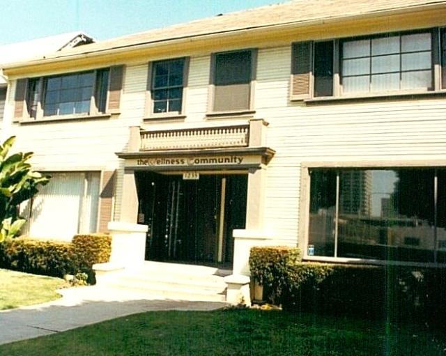 Original yellow house of The Wellness Community