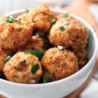 Turkey Meatballs with Butternut Squash Dipping Sauce