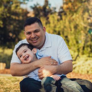 Father and son