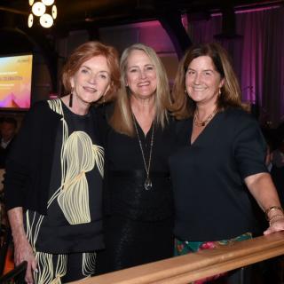 CEO Debbie Weir poses with Barbara Bradley Baekgaard (left) and Joanie Hall (right) at CSC's Annual Celebration.