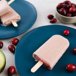 cranberry coconut popsicle 