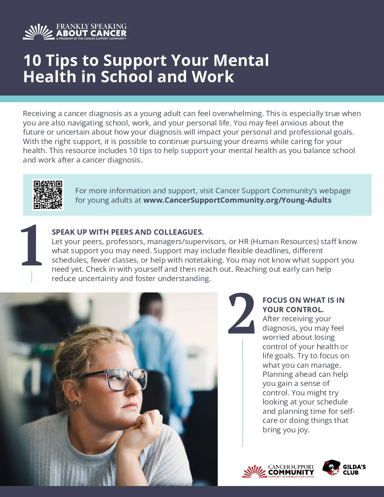 10 Tips to Support Your Mental Health in School and Work