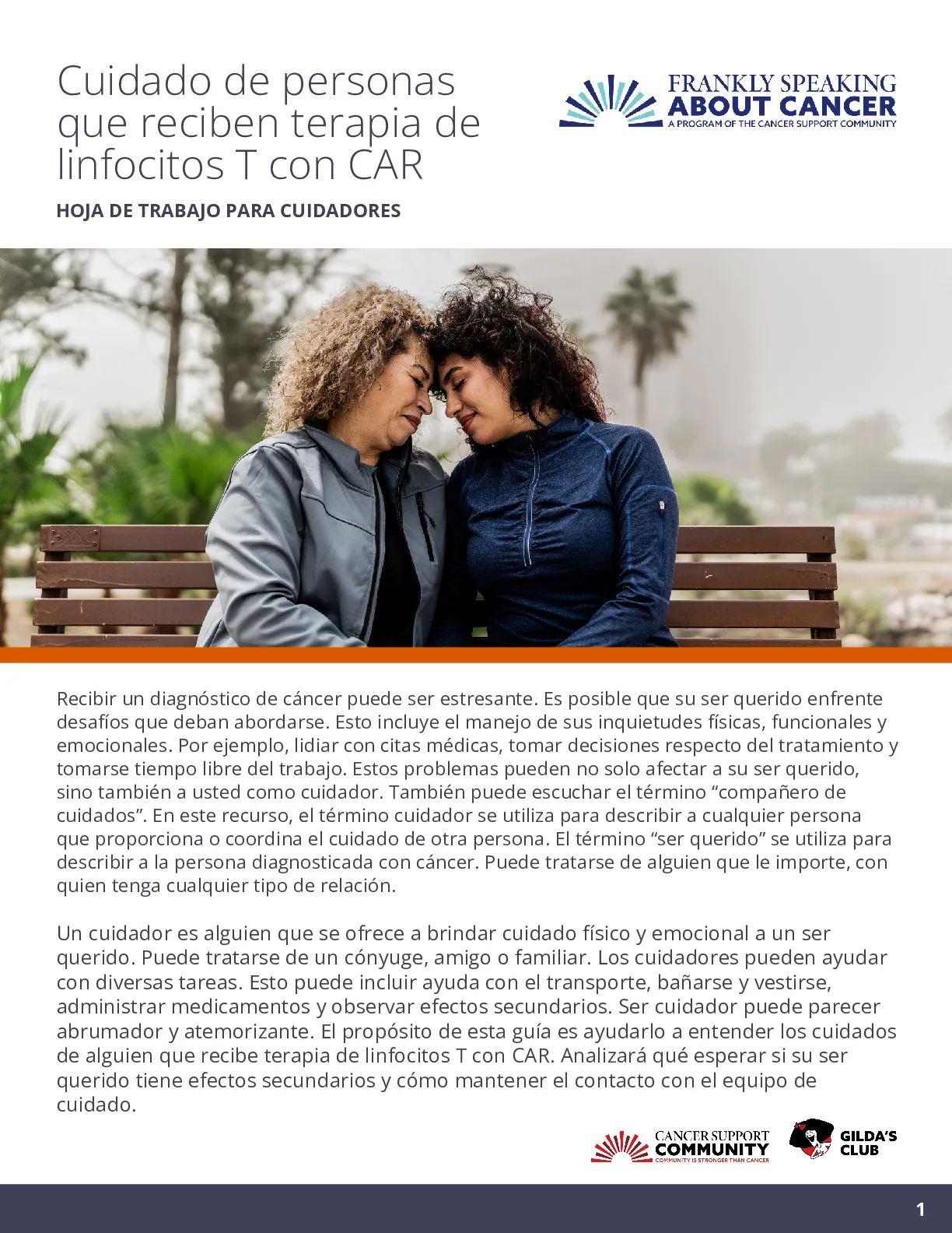 Cuidado de personas que reciben terapia de linfocitos T con CAR