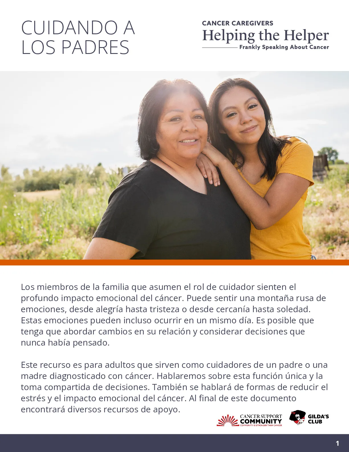 Cuidando a Los Padres