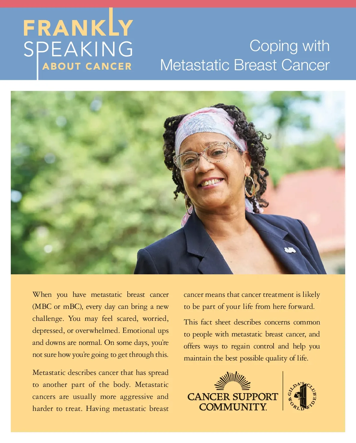 Coping with Metastatic Breast Cancer