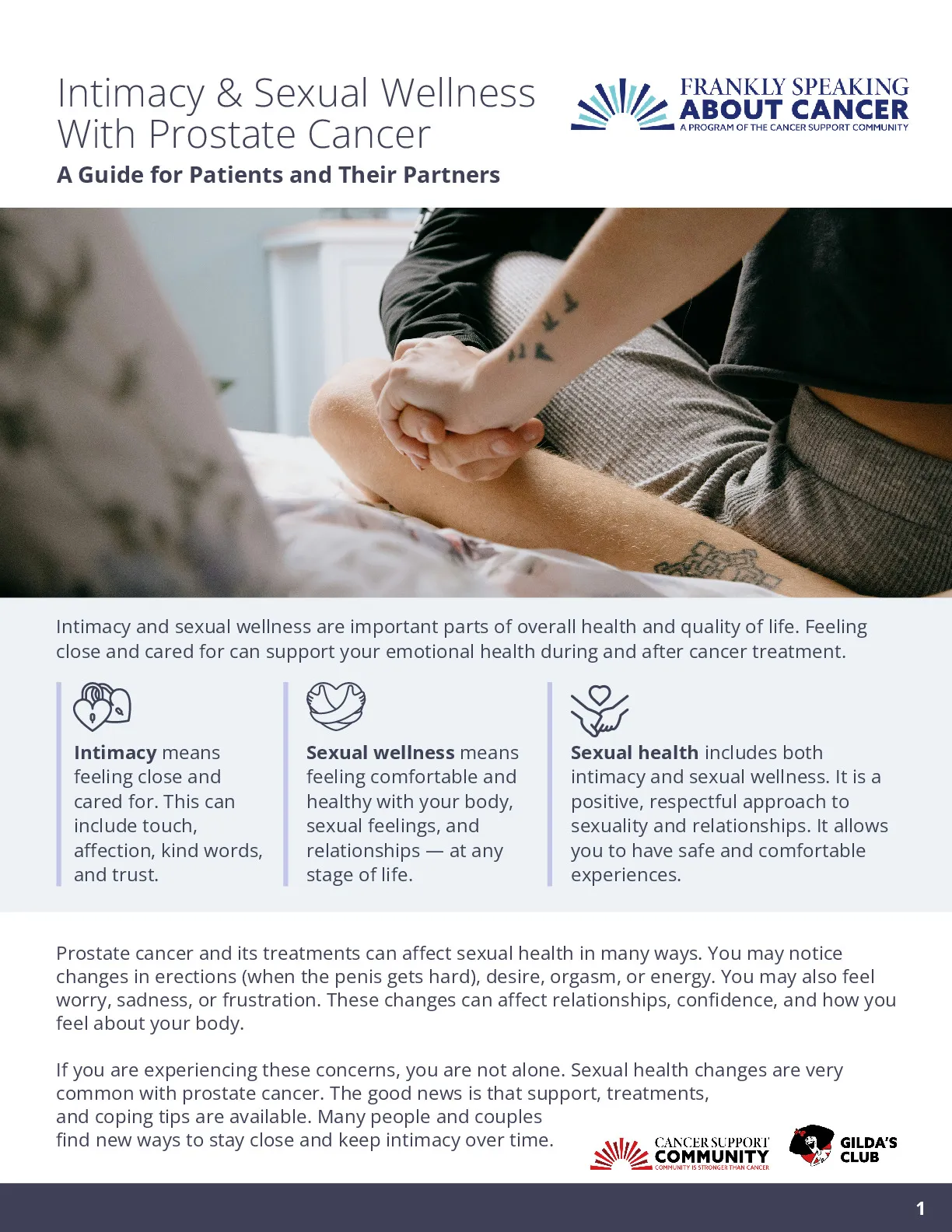 Intimacy and Sexual Wellness With Prostate Cancer