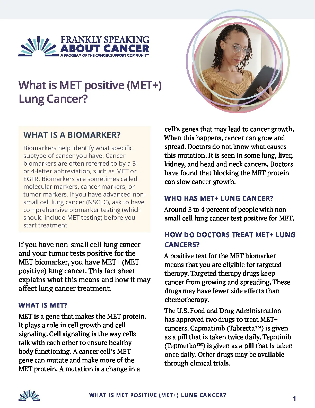 MET Fact Sheet