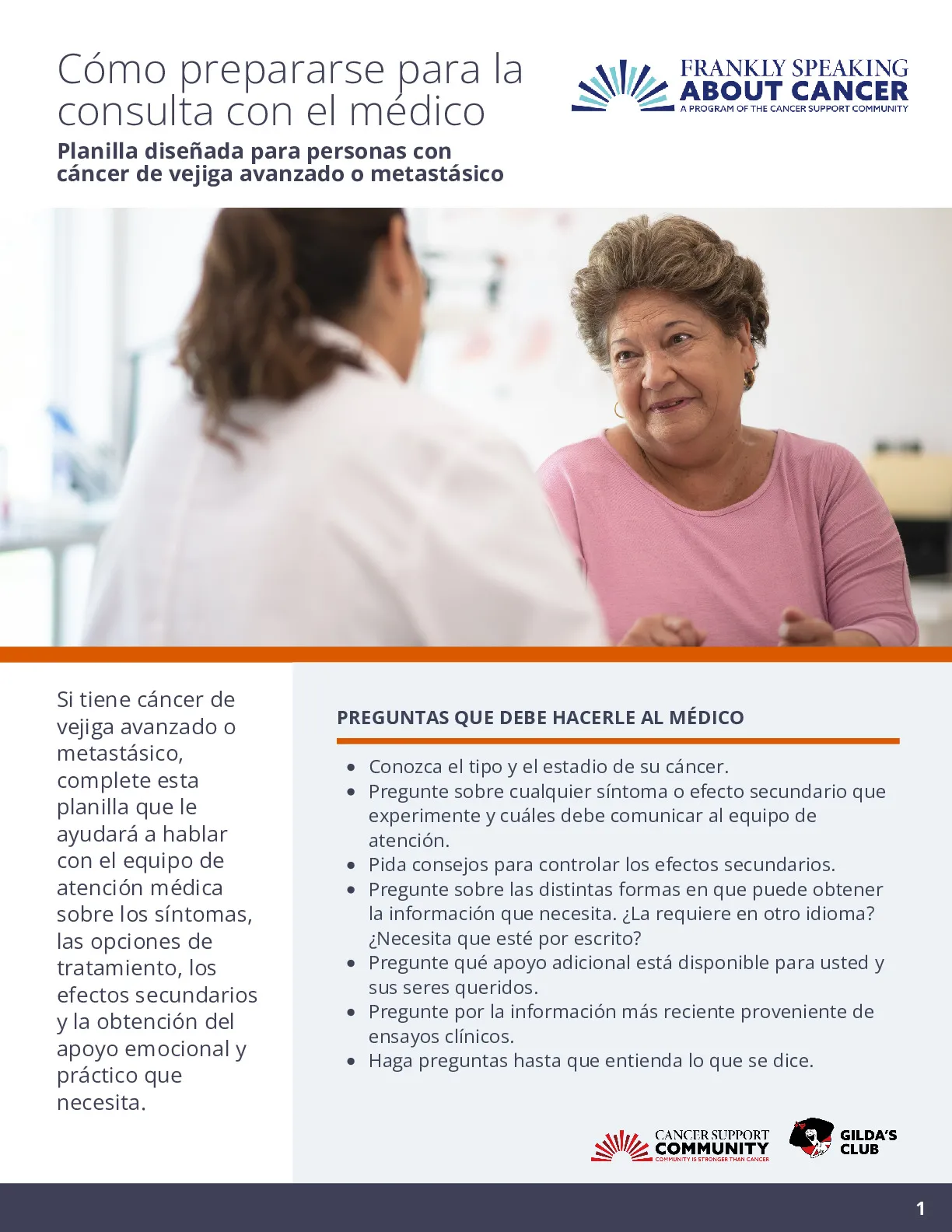 C&oacute;mo prepararse para la consulta con el m&eacute;dico