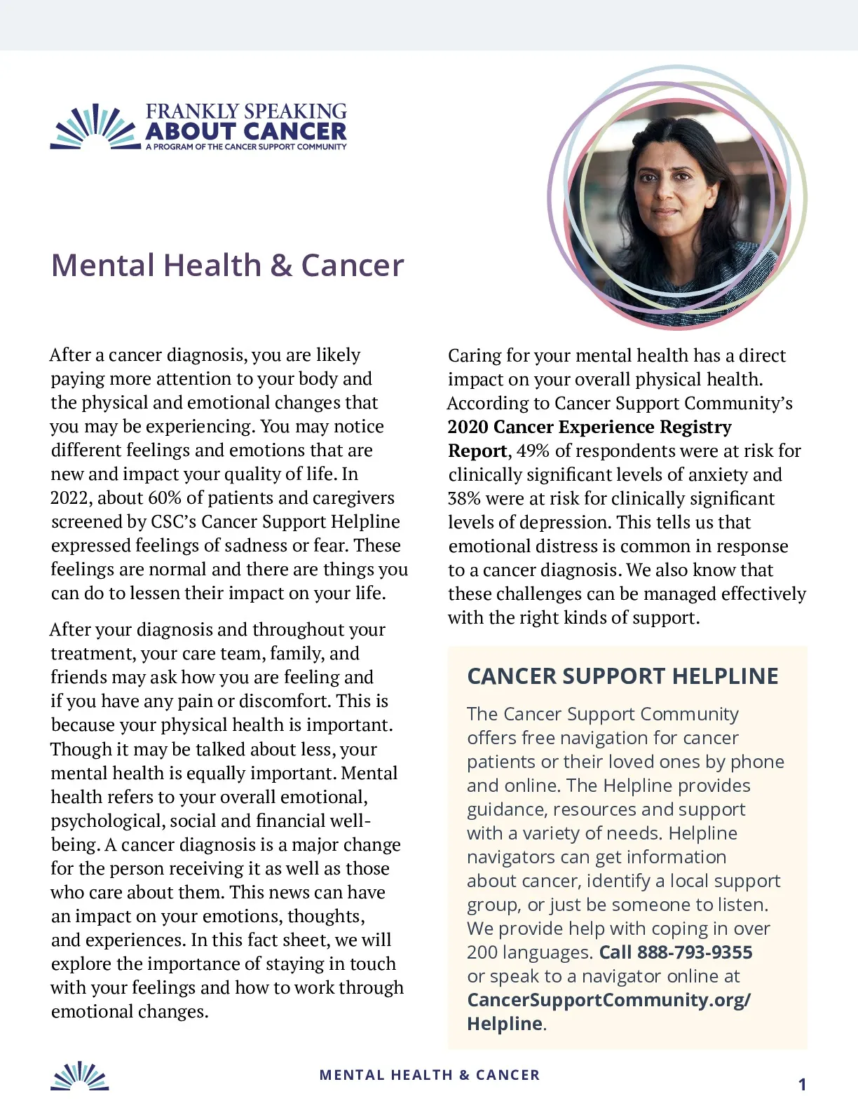 Mental Health & Cancer