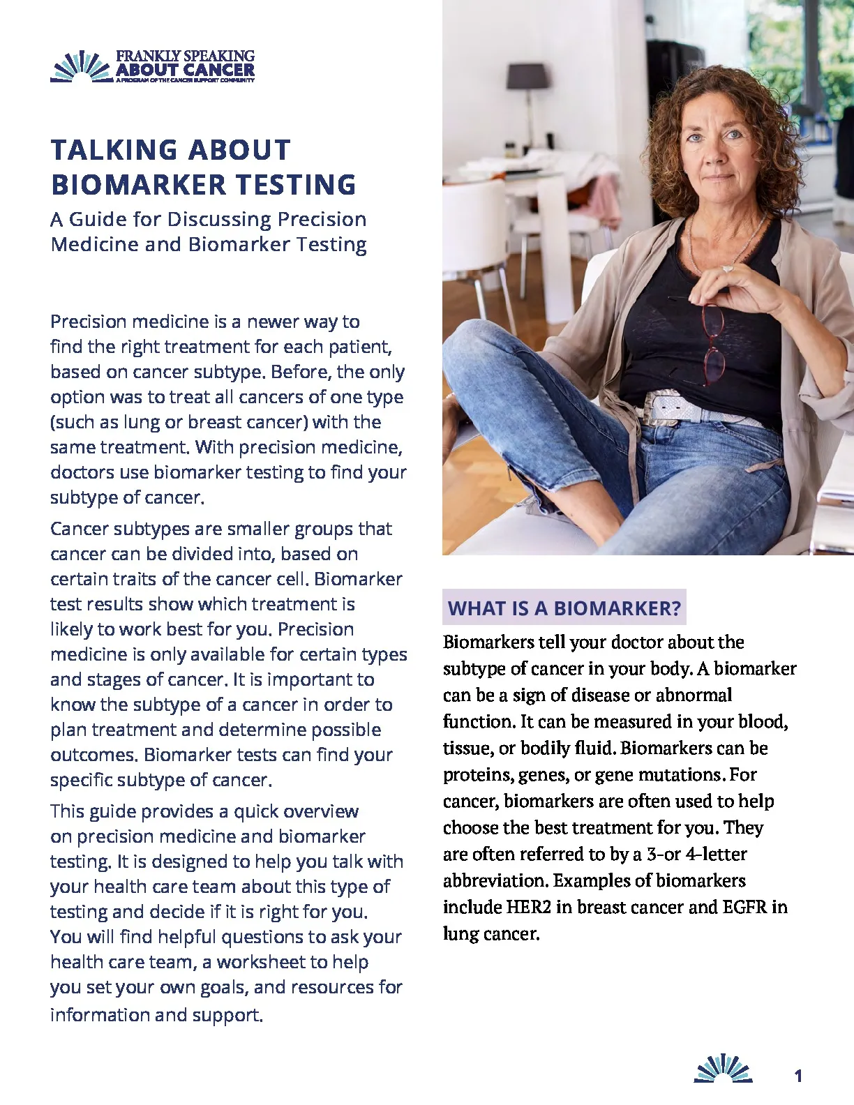 Talking About Biomarker Testing