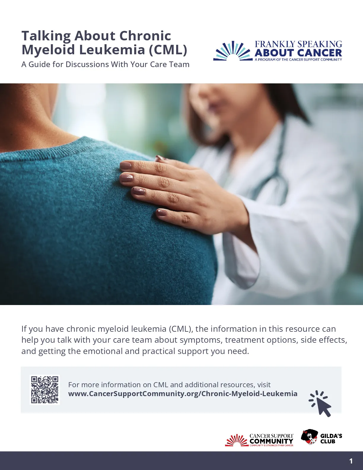 Talking About Chronic Myeloid Leukemia (CML): A Guide for Discussions With Your Care Team
