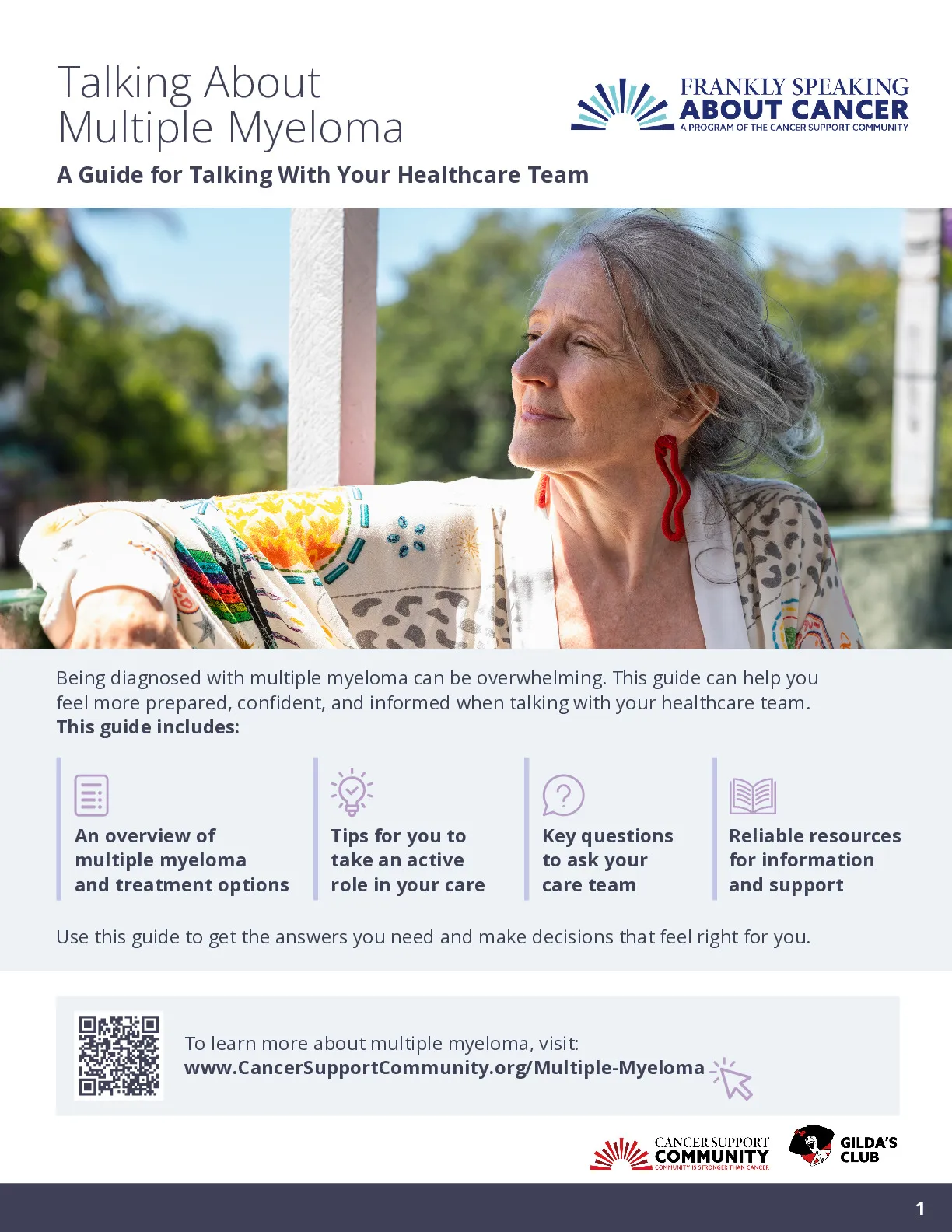 Talking About Multiple Myeloma: A Guide for Discussions With Your Care Team 