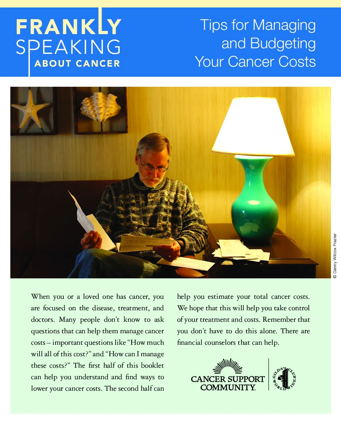 Tips for Managing and Budgeting Your Cancer Costs Booklet