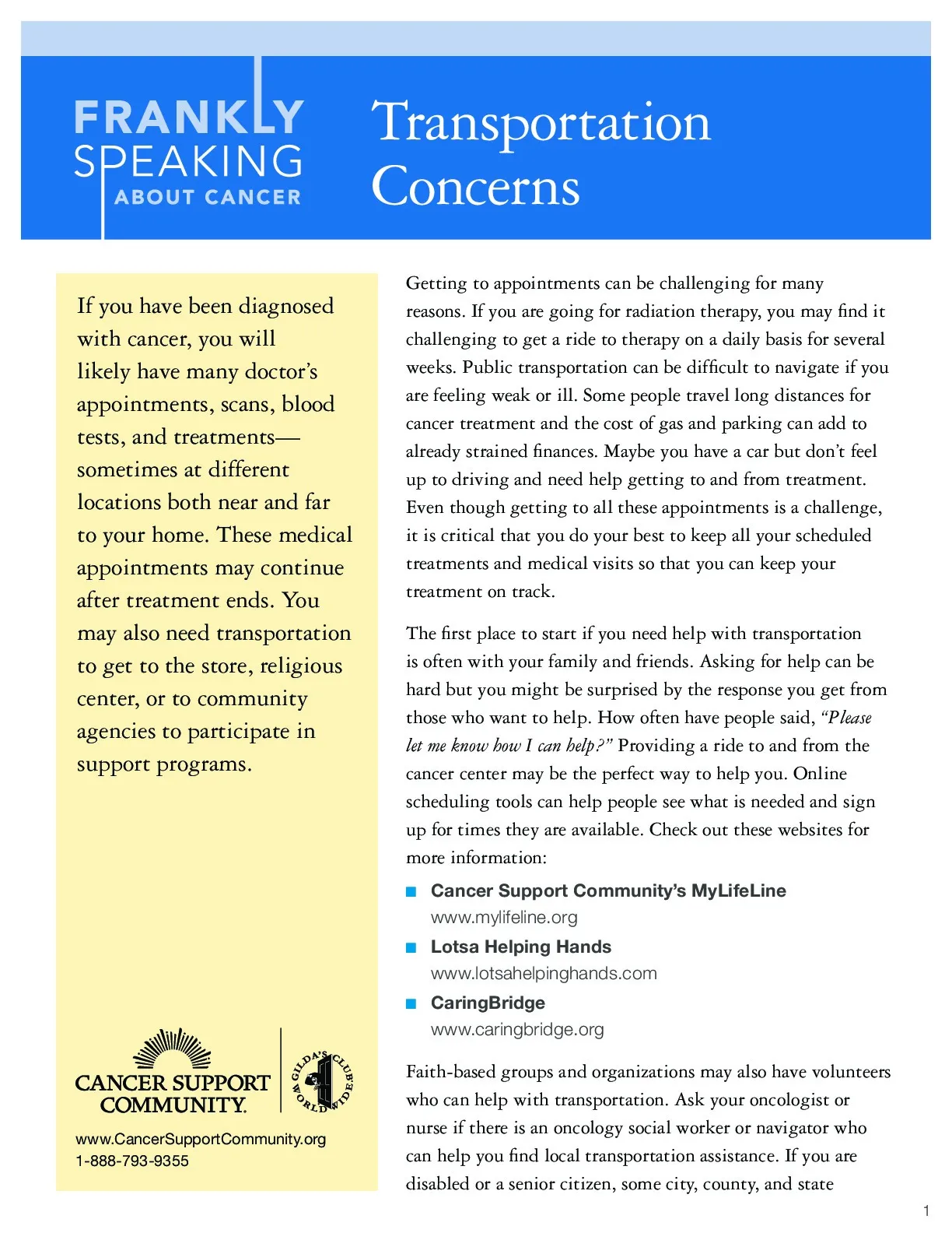 Transportation Concerns