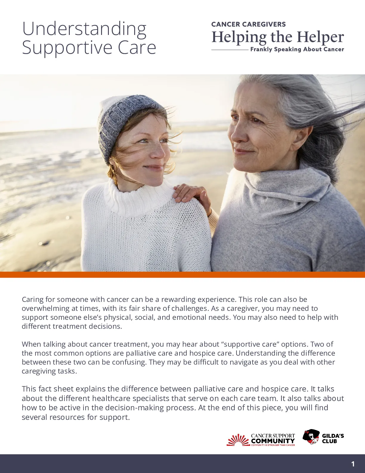 Understanding Supportive Care