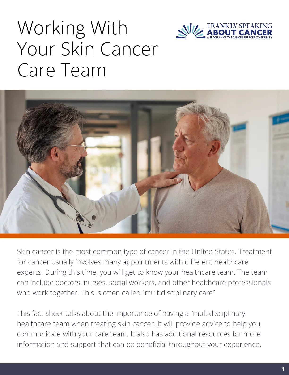 Working With Your Skin Cancer Care Team