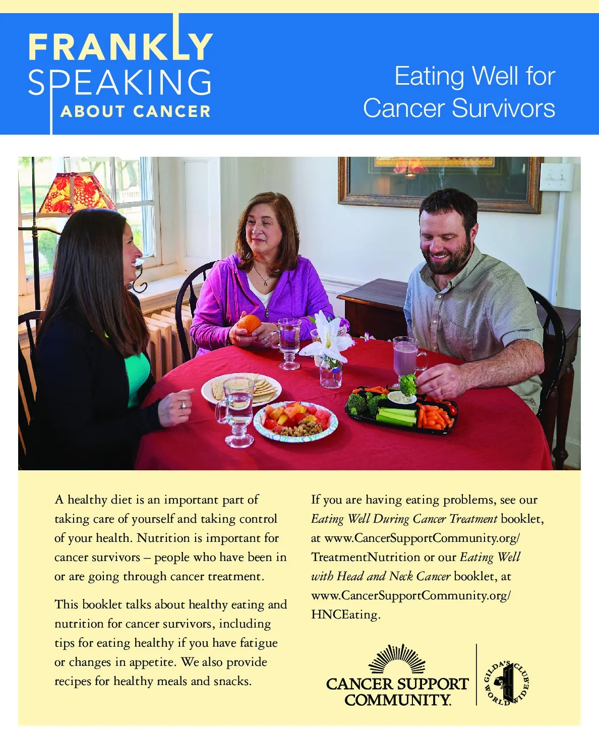 Eating Well for Cancer Survivors 