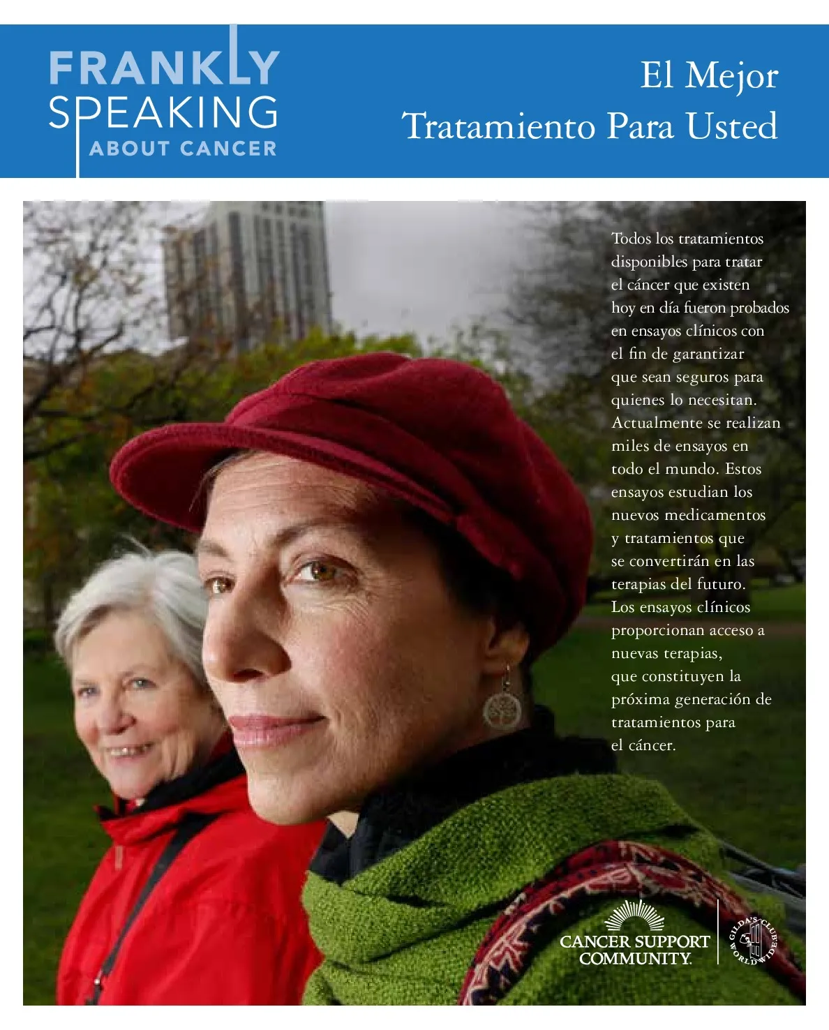 El Mejor Tratamiento Para Usted Folleto Informativo