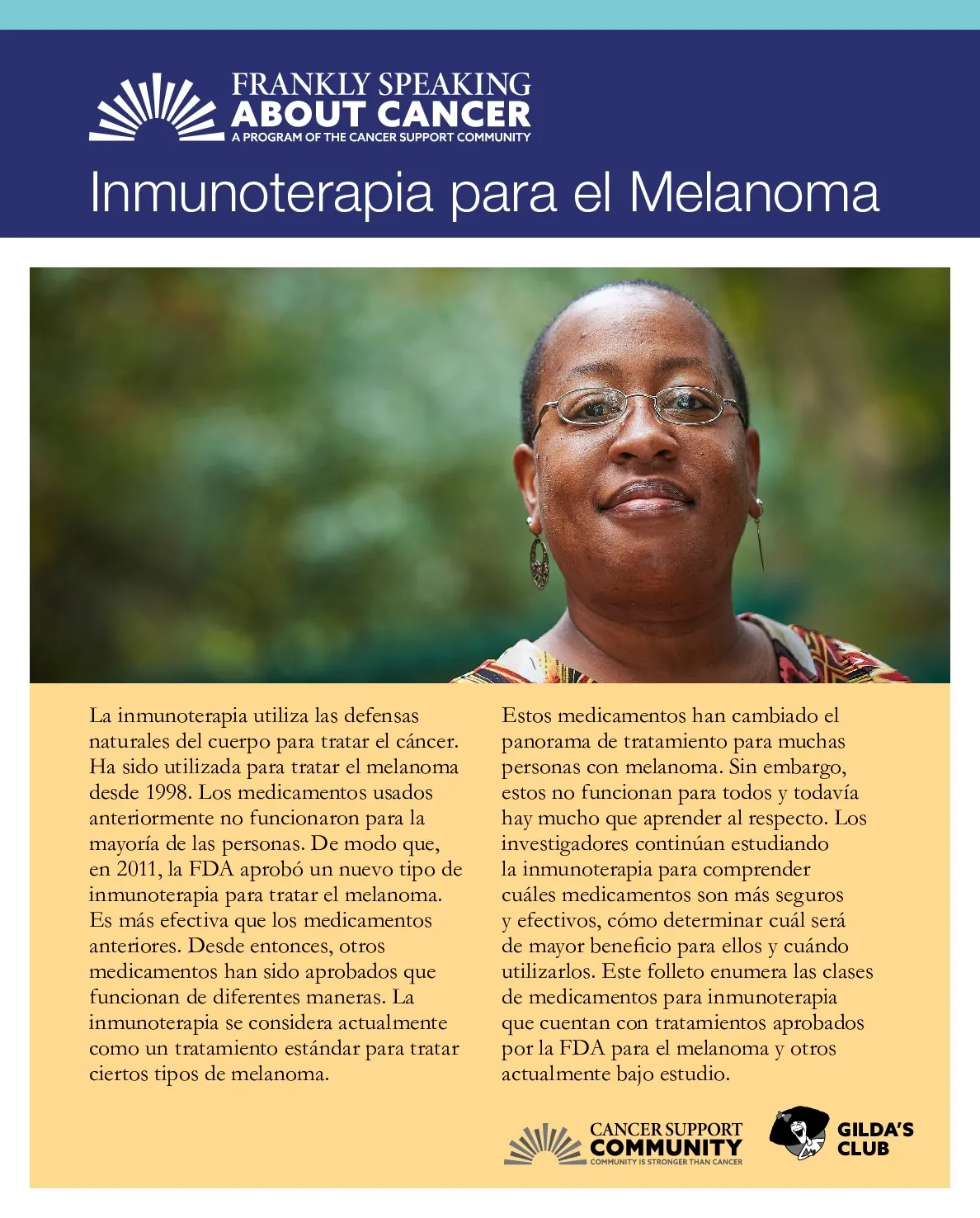 Immunotherapy for Melanoma (Spanish)
