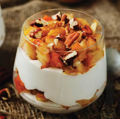 Baked Apple Yogurt Parfait